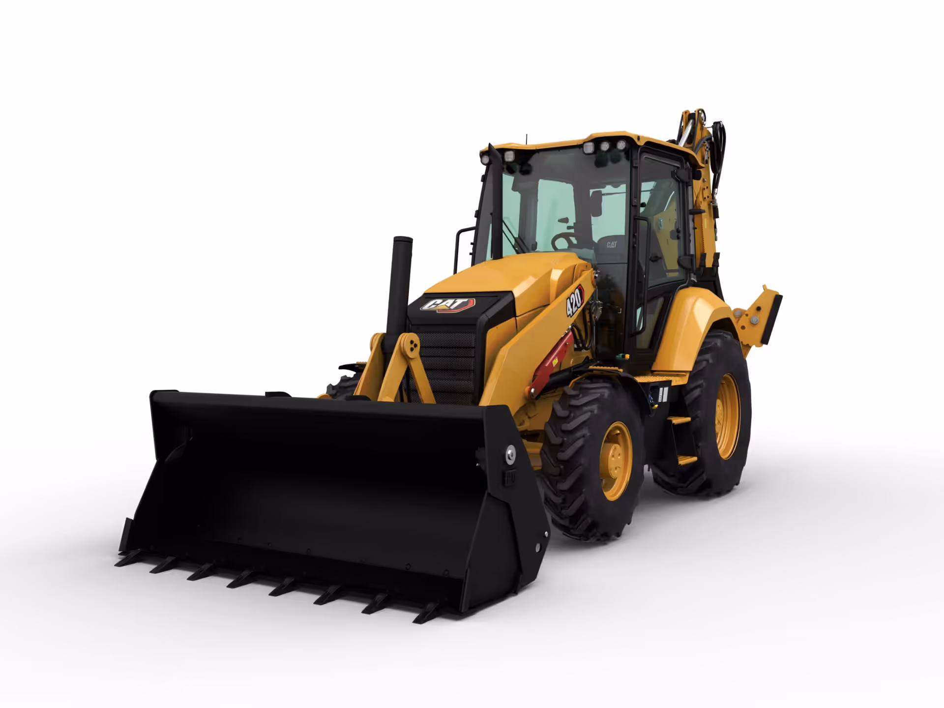 Caterpillar Backhoe Loader - Auto glass replacement
